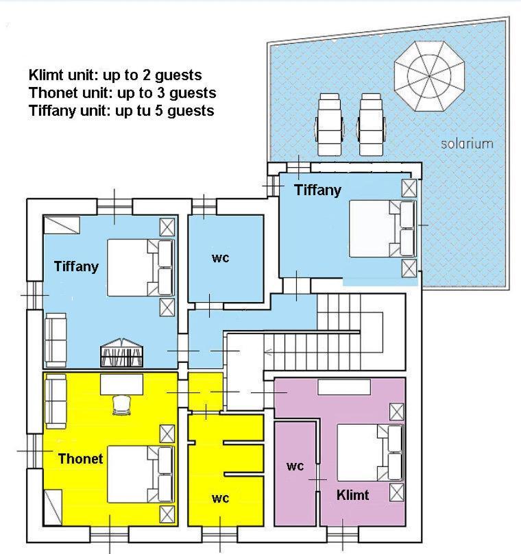 Villa Liberty B&B Фано Экстерьер фото